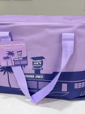 Trader Joe's large lavender Insulated Reusable Bag (verylimited!!)